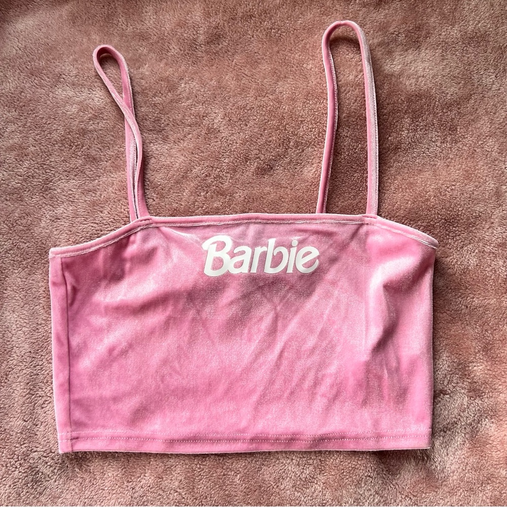 Forever 21 Pink Bandeau Crop Tank